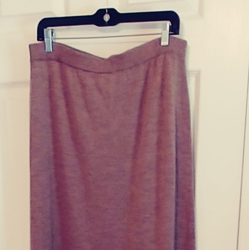 Vtg Laura Ashley maxi Merino Wool Boot Skirt XL